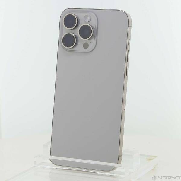 ソフマップ 〔中古品〕 iPhone15 Pro Max 256GB ナチュラルチタニウム MU6R3J／A SIMフリー【349】