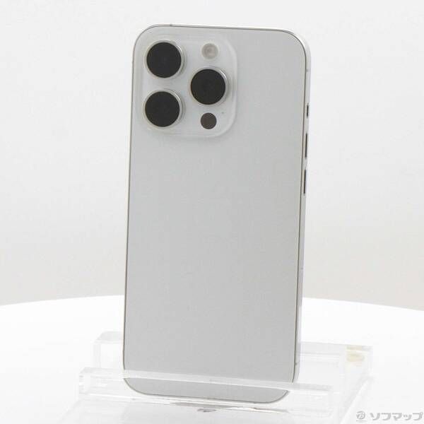 ソフマップ 〔中古品〕 iPhone15 Pro 256GB ホワイトチタニウム MTUD3J／A SIMフリー【344】