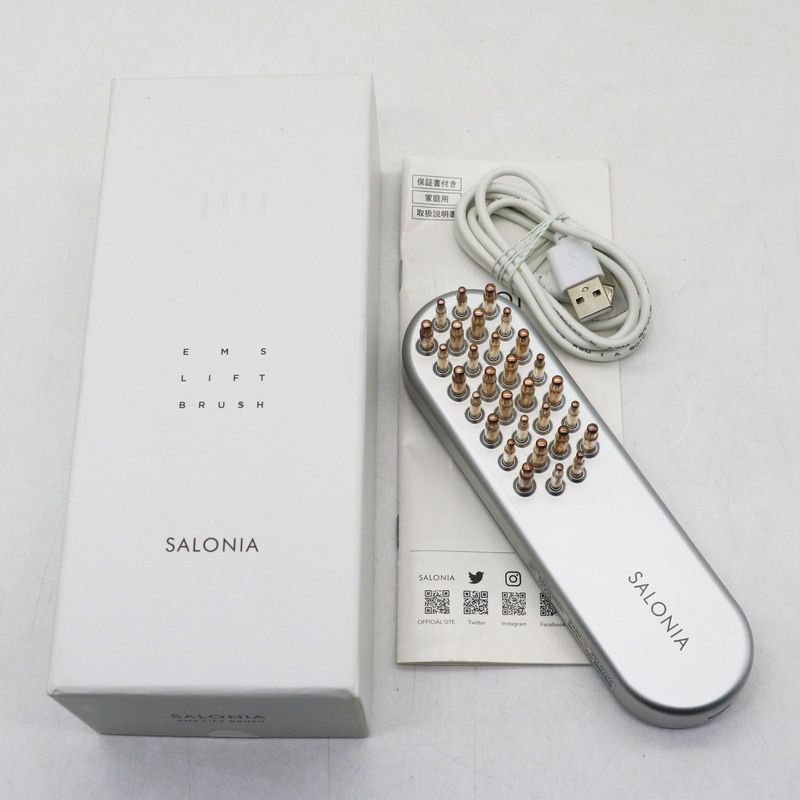 中古並品 SALONIA サロニア EMS LIFT BRUSH モデル：SAL22206SL EMS