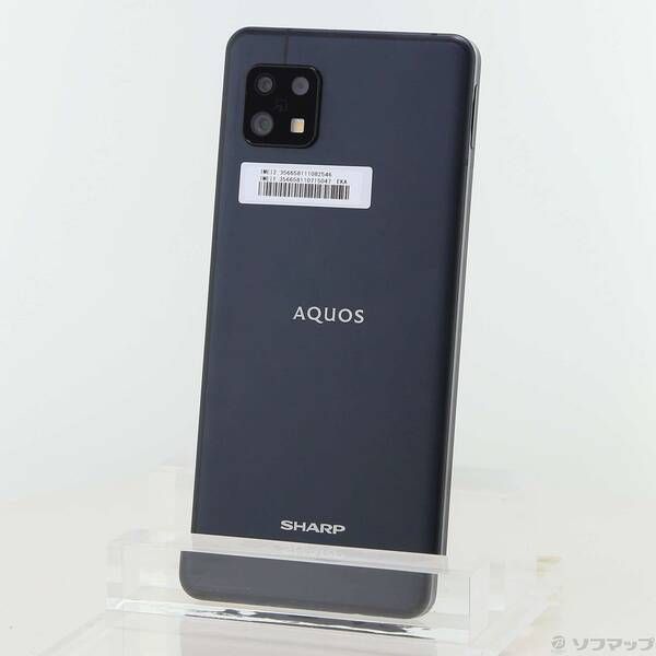 ソフマップ 〔中古品〕 AQUOS Sense6 64GB ブラック SH-RM19 楽天 SIMフリー【269】