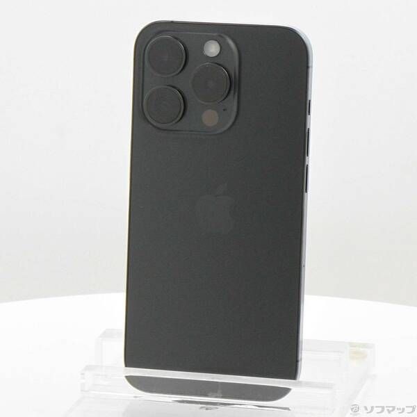 ソフマップ 〔中古品〕 iPhone15 Pro 256GB ブラックチタニウム MTUC3J／A SIMフリー【344】