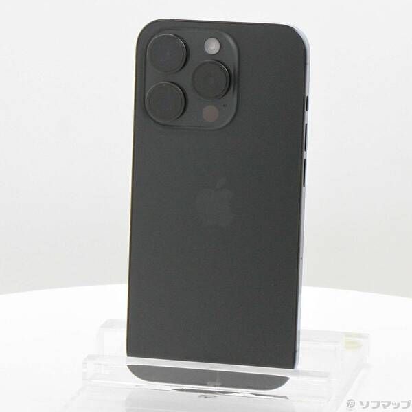 ソフマップ 〔中古品〕 iPhone15 Pro 128GB ブラックチタニウム FTU73J／A SIMフリー【344】
