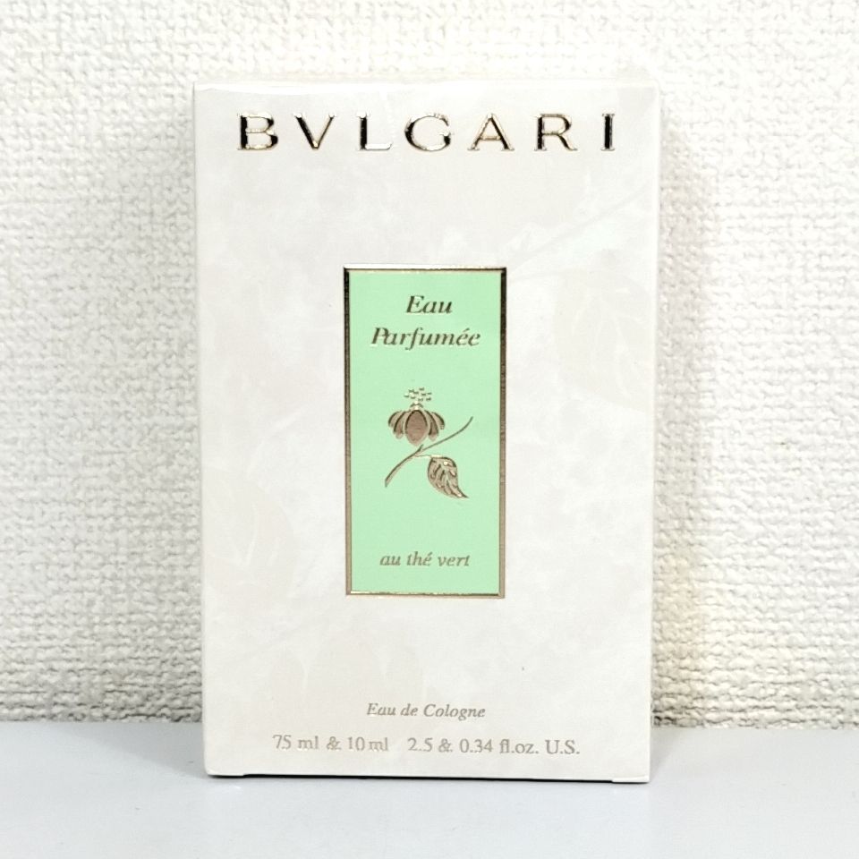【 BVLGARI 】G 27 A-1 未開封 75ml + 10ml Eau Parfumee au the vert ブルガリ オ パフメ オーテヴェール ミニチュアセット EDC オーデコロン 香水 フレグランス