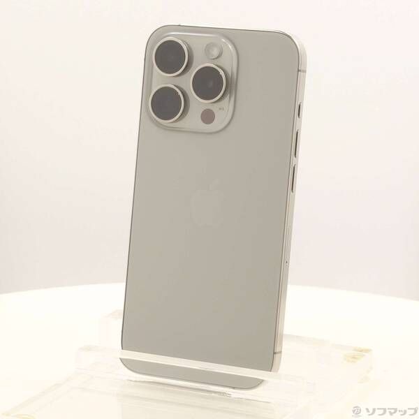 ソフマップ 〔中古品〕 iPhone15 Pro 128GB ナチュラルチタニウム MTU93J／A SIMフリー【258】