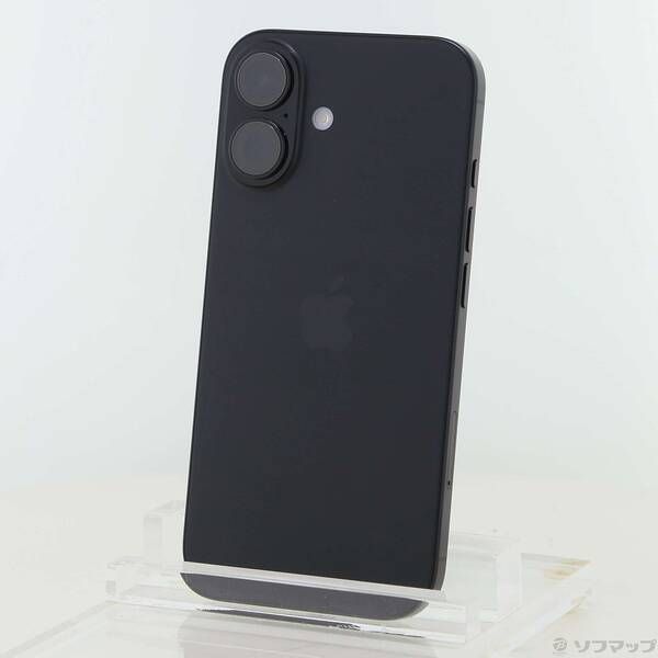 ソフマップ 〔中古品〕 iPhone16 128GB ブラック MYDQ3J／A SIMフリー【344】