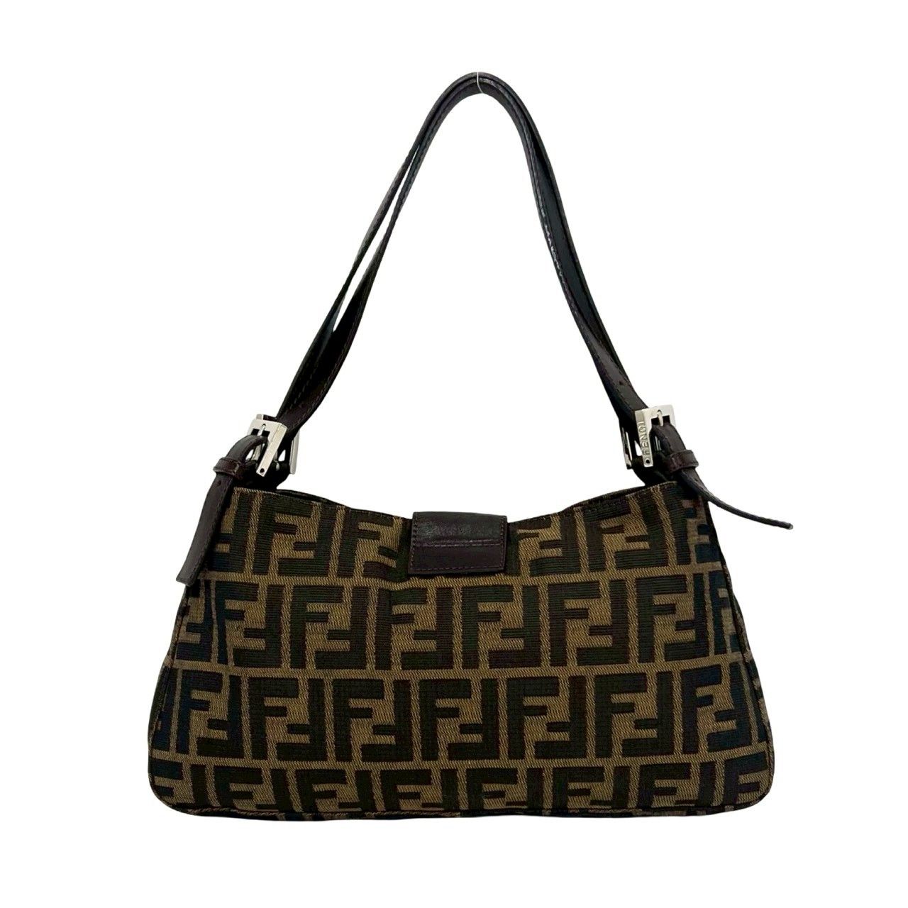 極 美品 FENDI フェンディ ヴィンテージ FF ズッカ 柄 キャンバス
