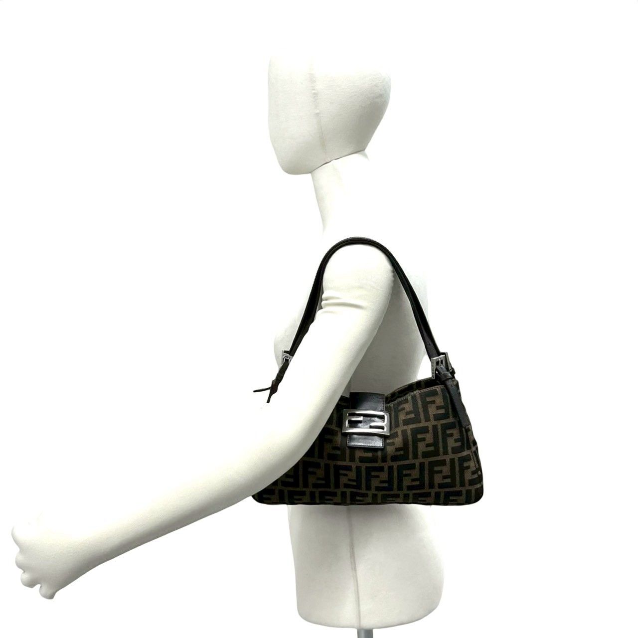 極 美品 FENDI フェンディ ヴィンテージ FF ズッカ 柄 キャンバス