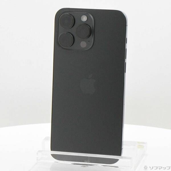 ソフマップ 〔中古品〕 iPhone15 Pro Max 256GB ブラックチタニウム MU6P3J／A SIMフリー【305】