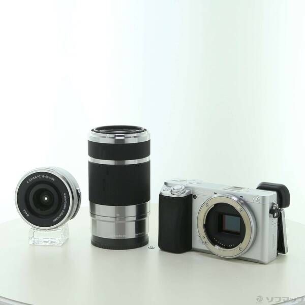 ソフマップ 〔中古品〕 α6400 ILCE-6400Y ダブルズームレンズキット シルバー【297】