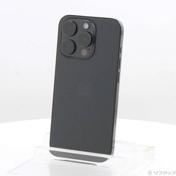 ソフマップ 〔品〕 iPhone15 Pro 512GB ブラックチタニウム MTUH3J／A 