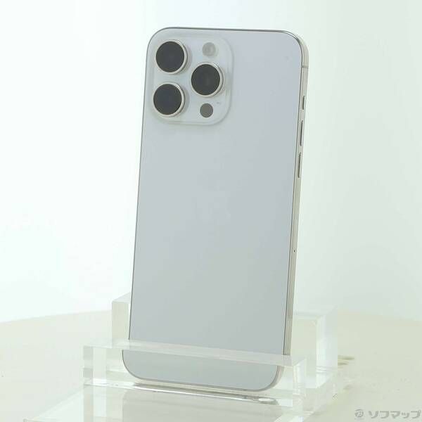 ソフマップ 〔中古品〕 iPhone15 Pro Max 256GB ホワイトチタニウム MU6Q3J／A SIMフリー【262】