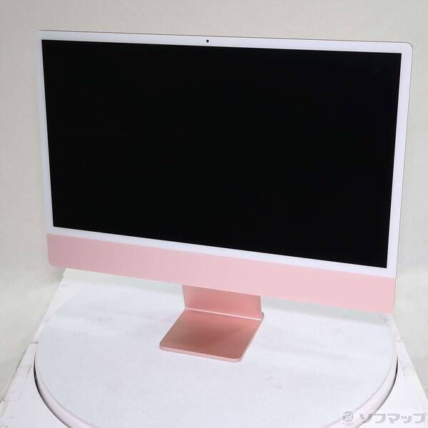 ソフマップ 〔中古品〕 iMac 24-inch Mid-2021 MJVA3J／A Apple M1 8コアCPU_7コアGPU 8GB SSD256GB ピンク 〔26.3 Tahoe〕【258】