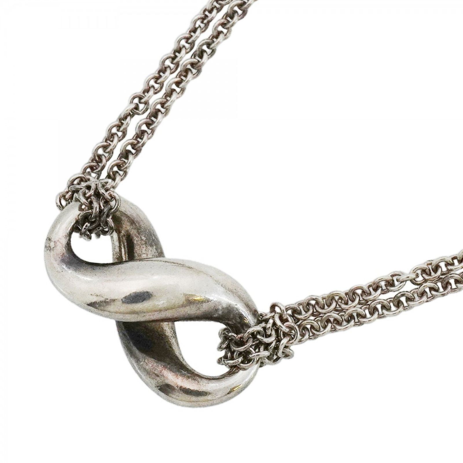 ティファニー(Tiffany) ティファニー ネックレス インフィニティ ダブルチェーン シルバー925レディース