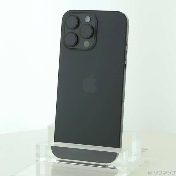 ソフマップ 〔中古品〕 iPhone16 Pro Max 256GB ブラックチタニウム NYWG3J／A SIMフリー【258】