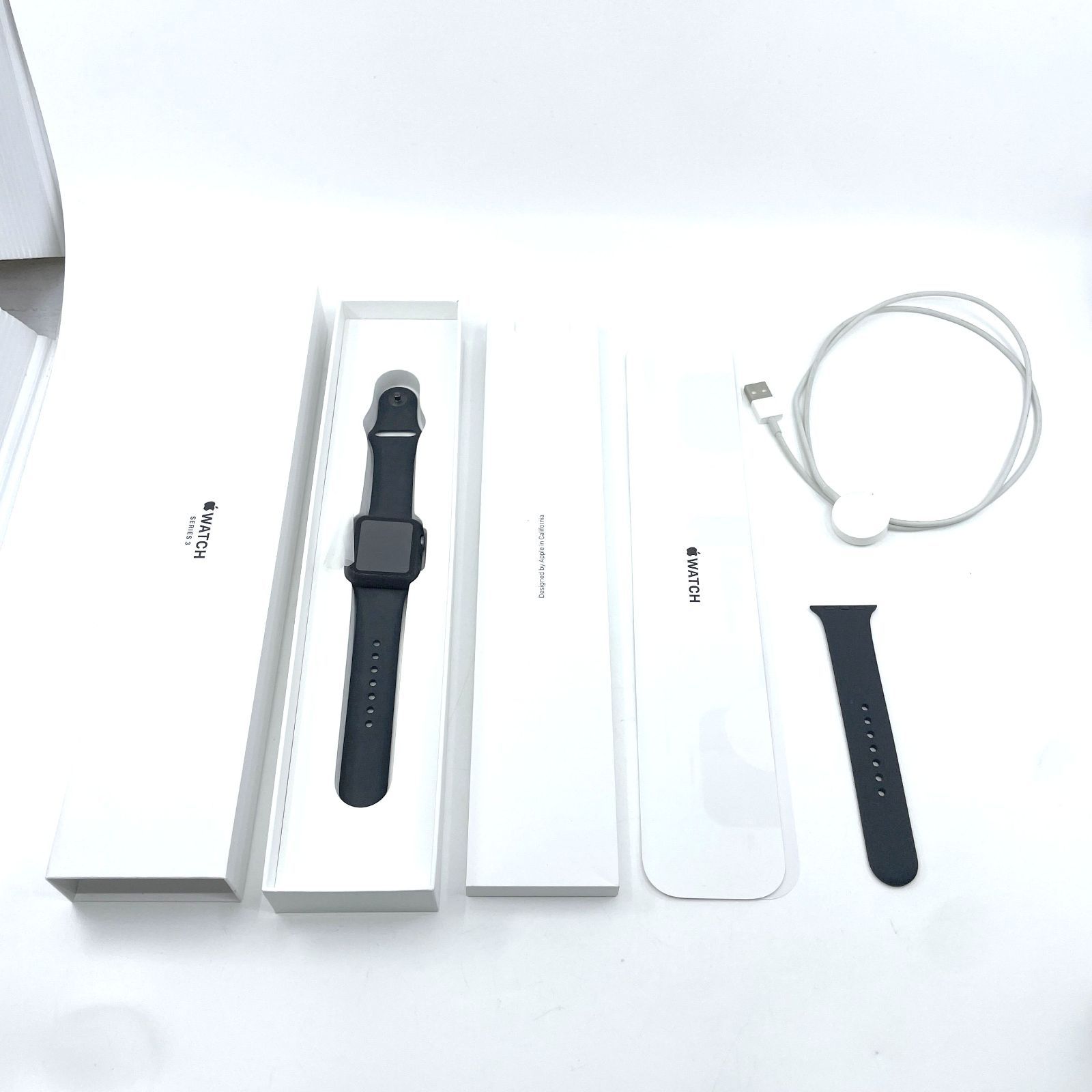 Apple アップル アップル スマートウォッチ Apple Watch Series3 38mm GPS MTF02J/A ブラック