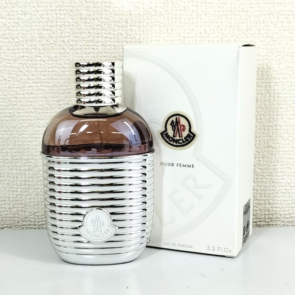 【 MONCLER 】G 28 A-1 100ml ほぼ満タン POUR FEMME モンクレール プールファム EDP オードパルファム SP スプレー 香水 フレグランス