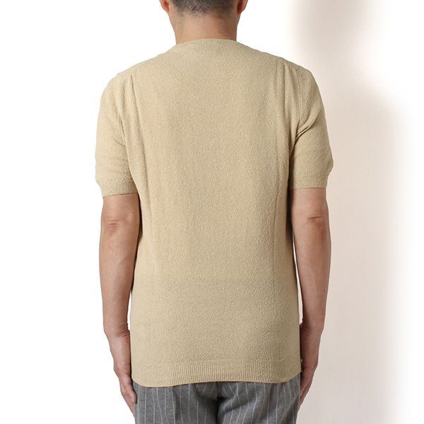 26SSモデル グランサッソ GRAN SASSO パイルTシャツ【110 BEIGE