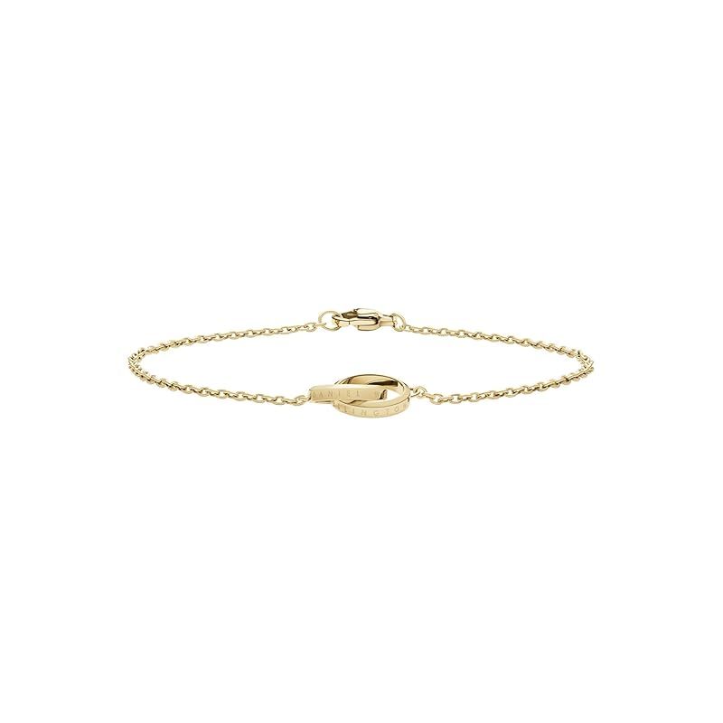 【公式ショップ/刻印入り ダニエルウェリントン DW ブレスレット レディース/メンズ Elan Unity Bracelet Gold 155mm ゴールド ブランド 人気 おしゃれ かわいい ギフト バレンタイン ホワイトデー