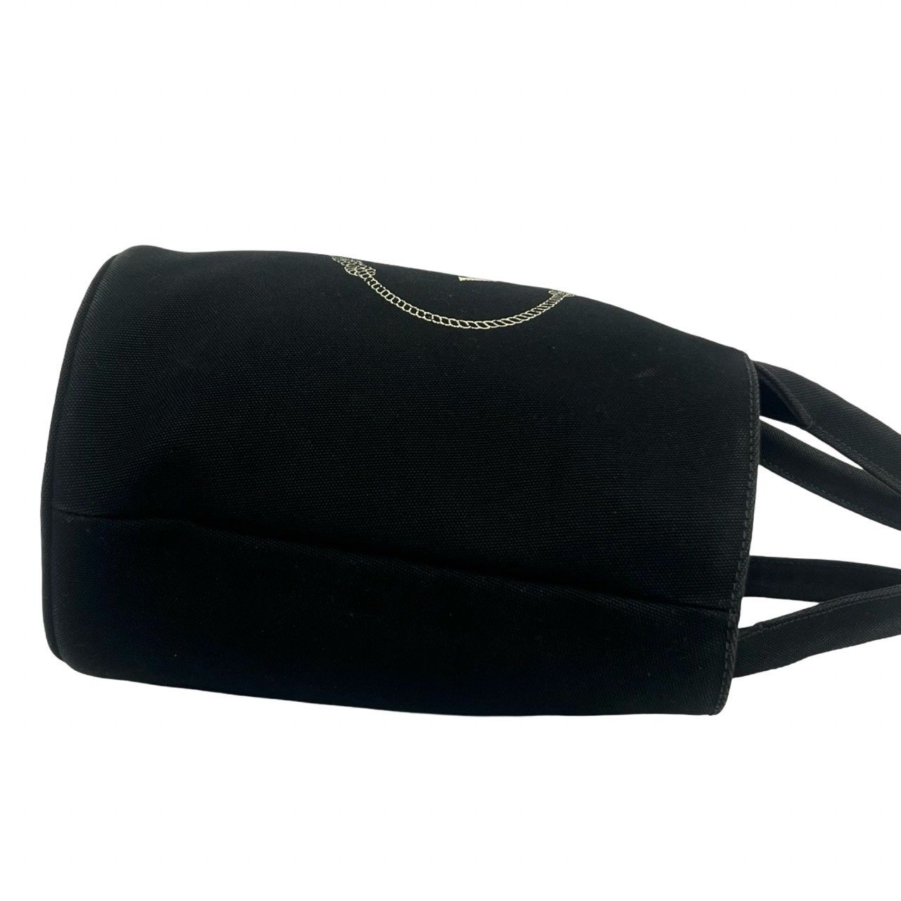 極 美品 PRADA プラダ カナパ ロゴ キャンバス 2way トートバッグ 
