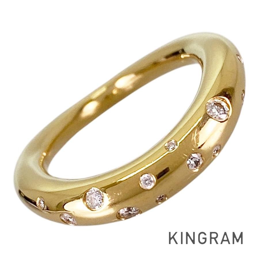 ジョージジェンセン Georg Jensen オフスプリング K18YG ダイヤモンド