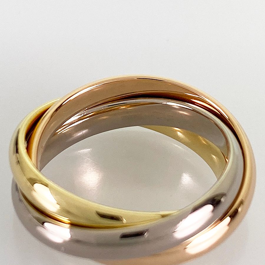カルティエ Cartier トリニティ クラシック K18YG 12号(52) リング sss