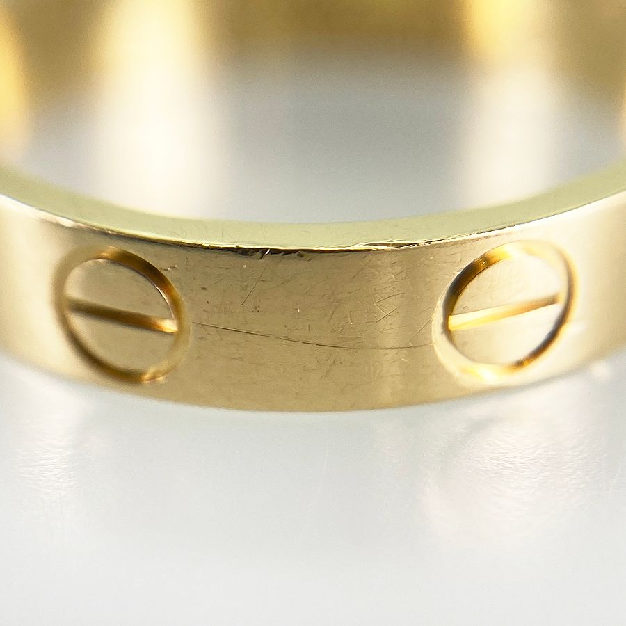 カルティエ Cartier ミニラブ K18YG 13号(53) リング sss【中古