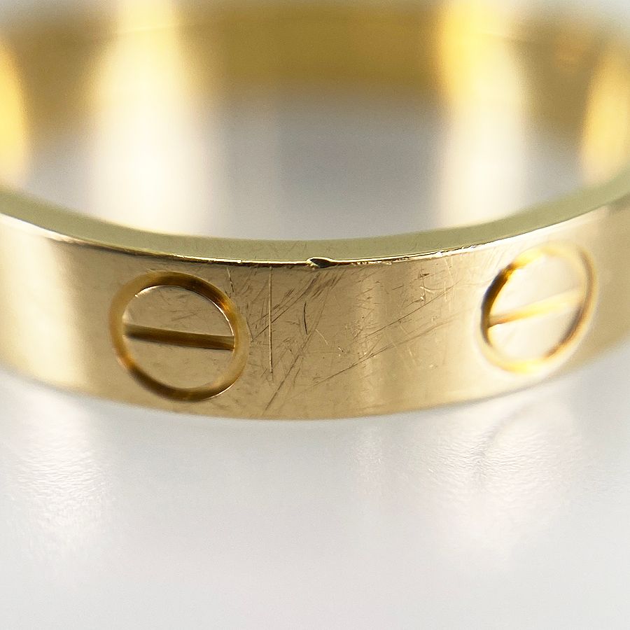 カルティエ Cartier ミニラブ K18YG 13号(53) リング sss【中古