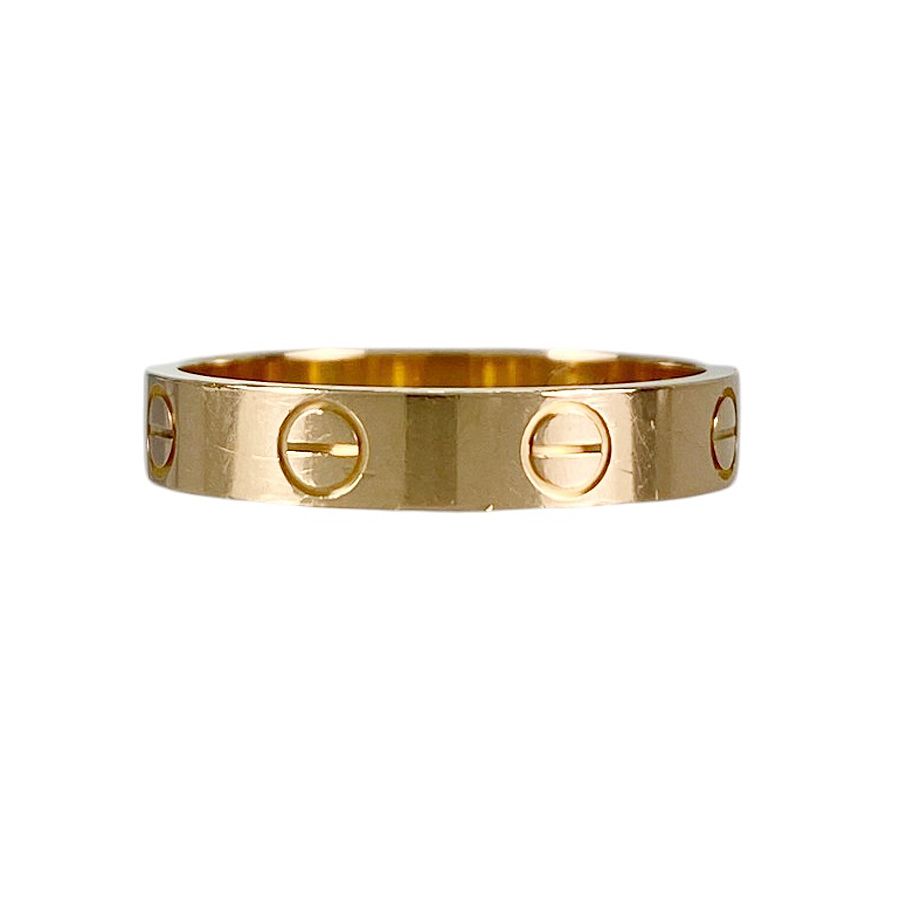 カルティエ Cartier ミニラブ K18YG 13号(53) リング sss【中古