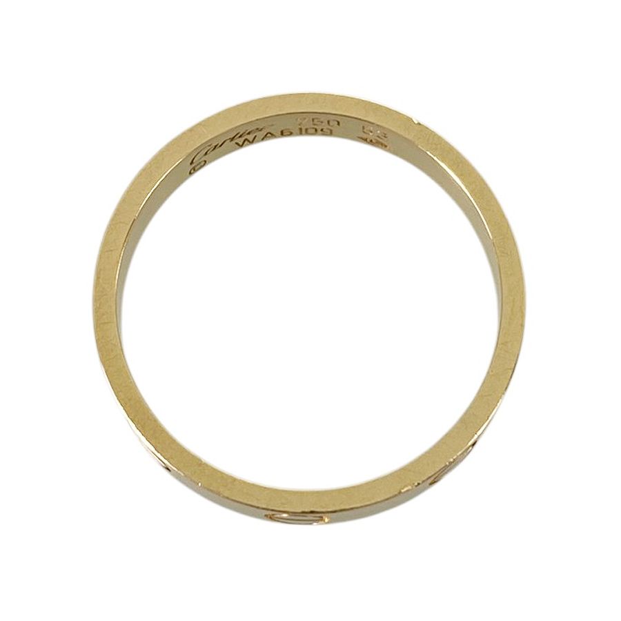 カルティエ Cartier ミニラブ K18YG 13号(53) リング sss【中古