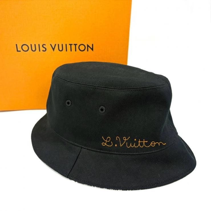 ルイヴィトン ボネ ディストーテッド バケットハット MP2947 リバーシブル LOUIS VUITTON ボネ ディストーテッド ダミエ コットン バケットハット