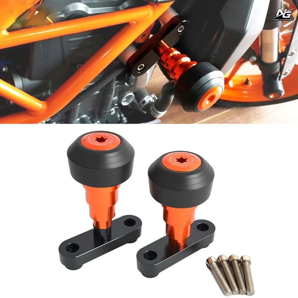 KTM 390 DUKE 2013-2018 DUKE 125 200 2012-2017 オートバイフレームスライダー クラッシュプロテクター KTM DUKE 125 200 390