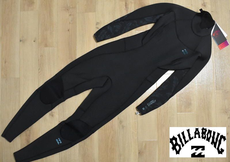 新品 BILLABONG SYNERGY ウェットスーツ フルスーツ 3/2mm M BC018-002