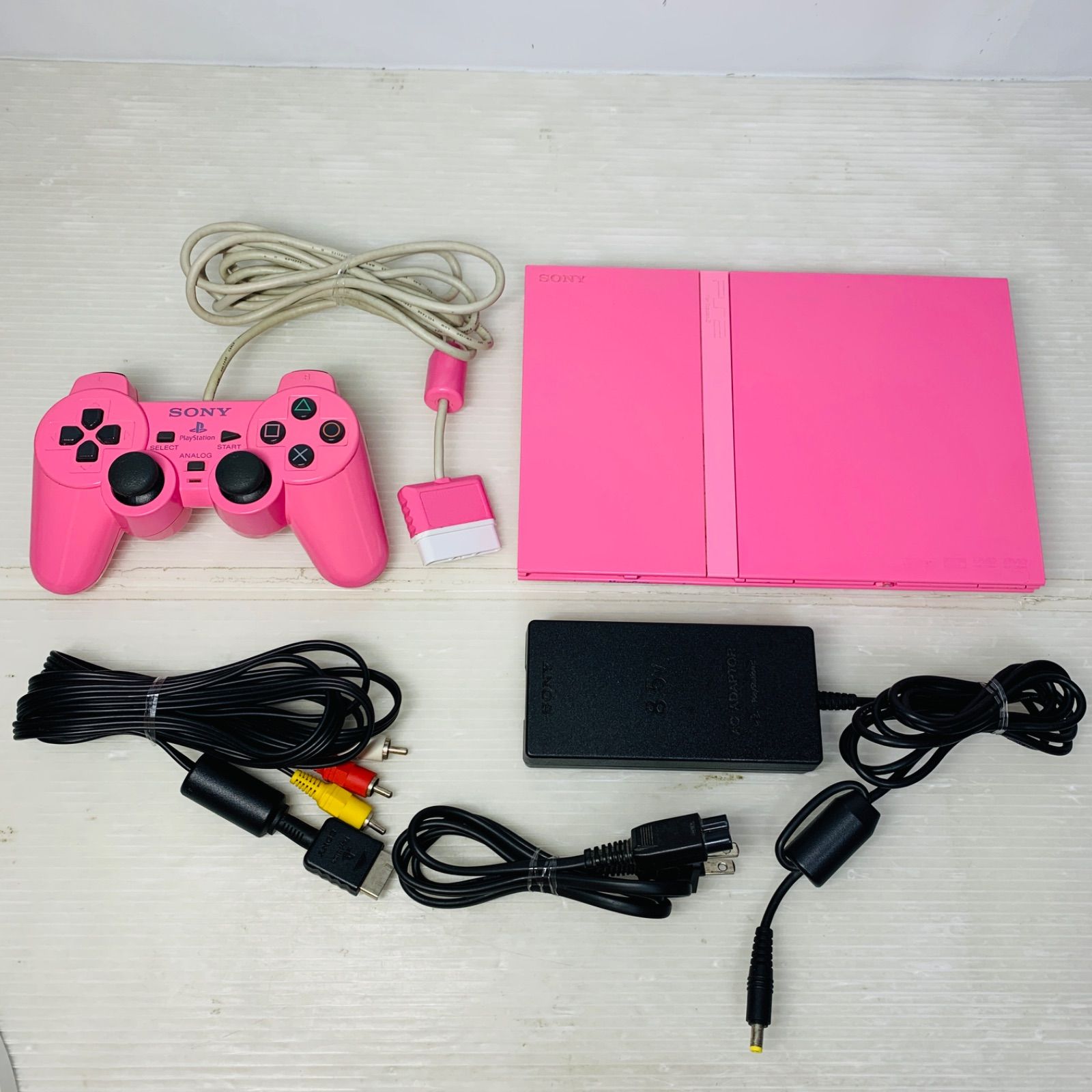 PS2 薄型ピンク　SCPH-77000太鼓の達人セット！　　　　　動作確認済！ 動作品 PS2 薄型 SCPH-77000 ピンク - メルカリ