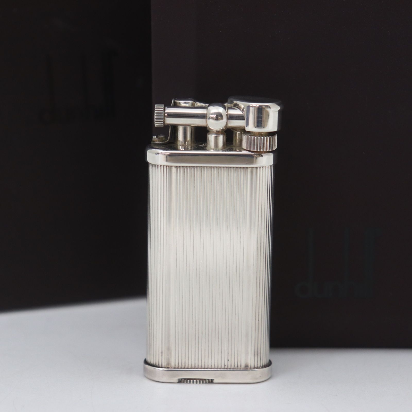ITK5V0H3ZQE2 dunhill ダンヒル ユニーク ハンマー タイプ ガスライター 着火未確認 ローラー不良 シルバー 喫煙具