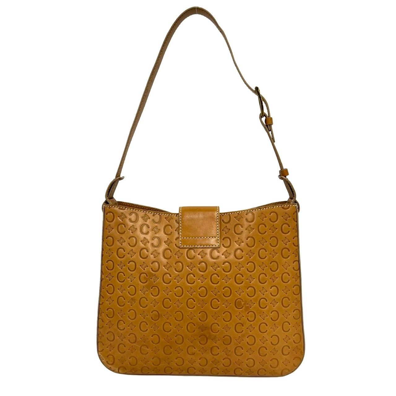 極美品 CELINE ワンショルダー ハンドバッグ C マカダム レザー 極美品 CELINE ワンショルダー ハンドバッグ C マカダム レザー 【公式