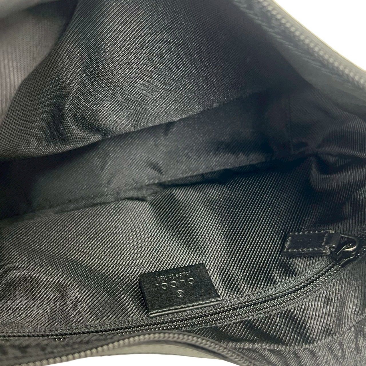 極 美品 GUCCI グッチ GGキャンバス GG柄 ロゴ レザー 本革 キャンバス