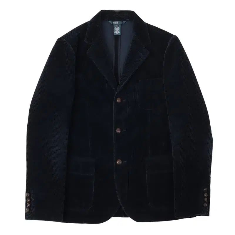 ポロラルフローレン(POLO RALPH LAUREN) ダークネイビー コーデュロイ スリーボタン ジャケット