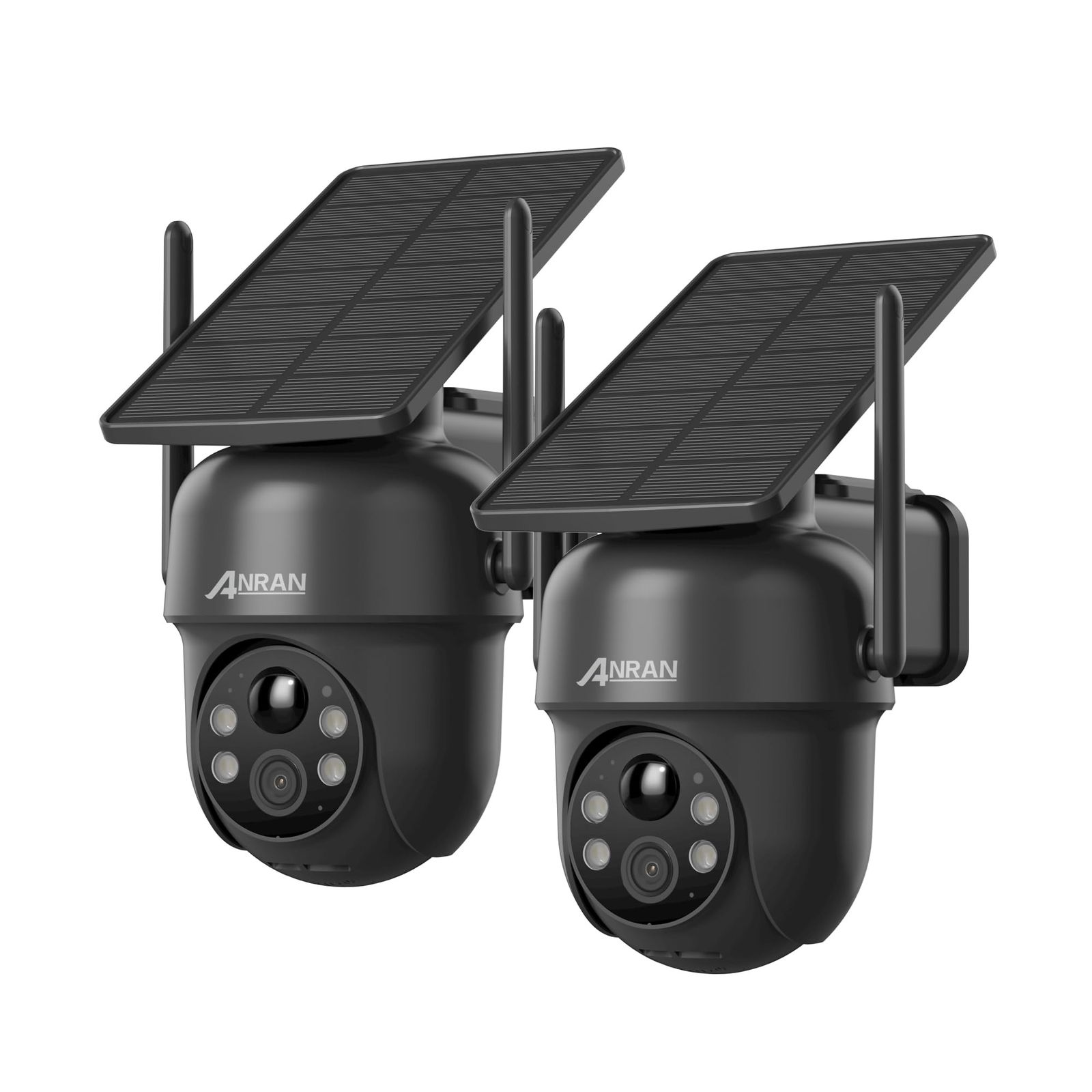 【新品】屋外防犯カメラ ソーラー式 電源不要 500万画素 2眼セット 360°広角 夜間カラー監視 Alexa対応 双方向通話 人体検知&威嚇 ソーラー充電 5dBi WiFi強化 2.4GHz専用（SDカードが付属なし） 981abf0e