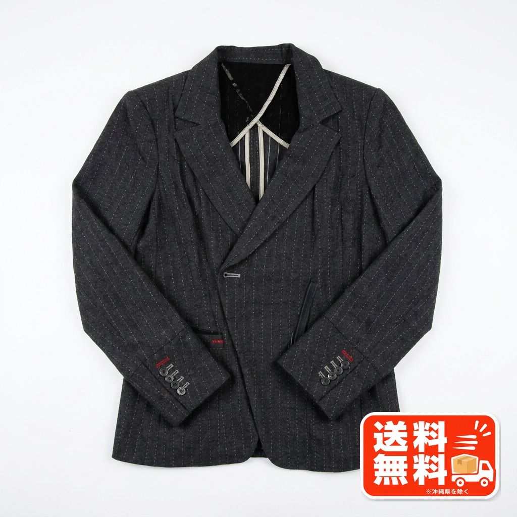 SOAROMA & II ソアロマ テーラードジャケット ストライプ 11AR Yohji Yamamoto風