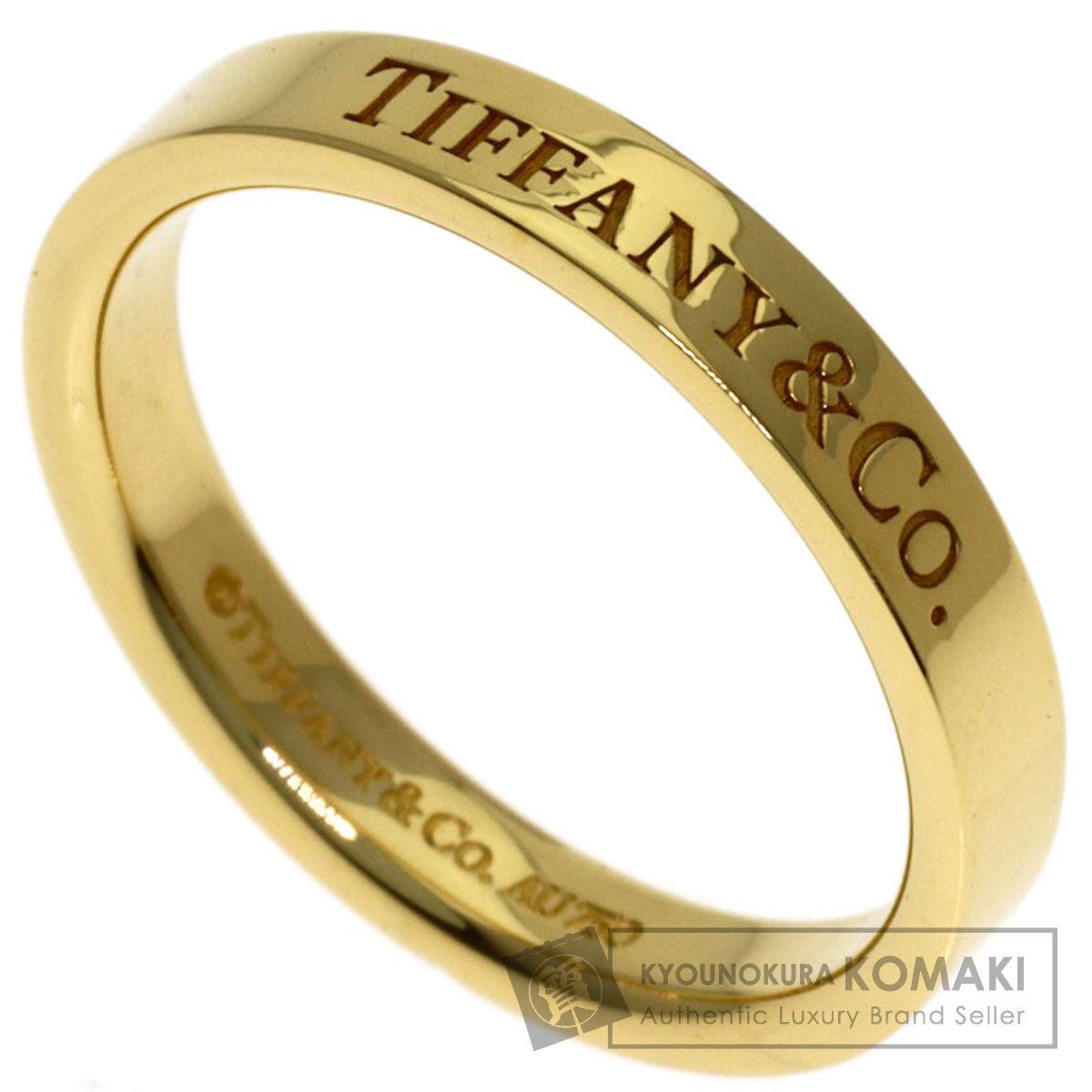 TIFFANY&Co. ティファニー フラット バンド リング・指輪 K18YG レディース [中古]