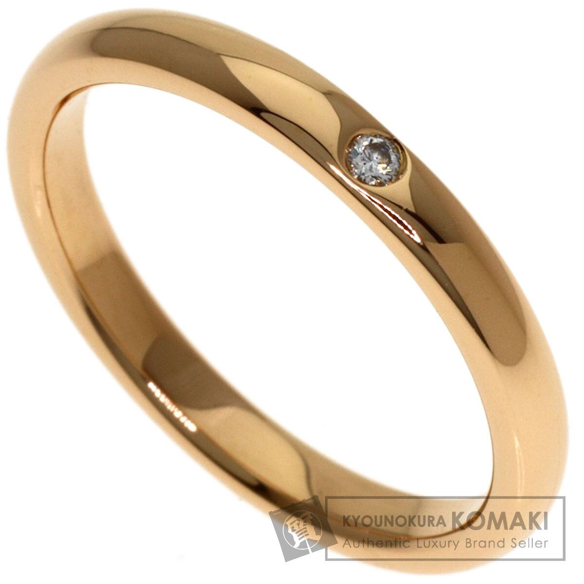 TIFFANY&Co. ティファニー ウェディング 1P ダイヤモンド リング・指輪 K18PG レディース [中古]