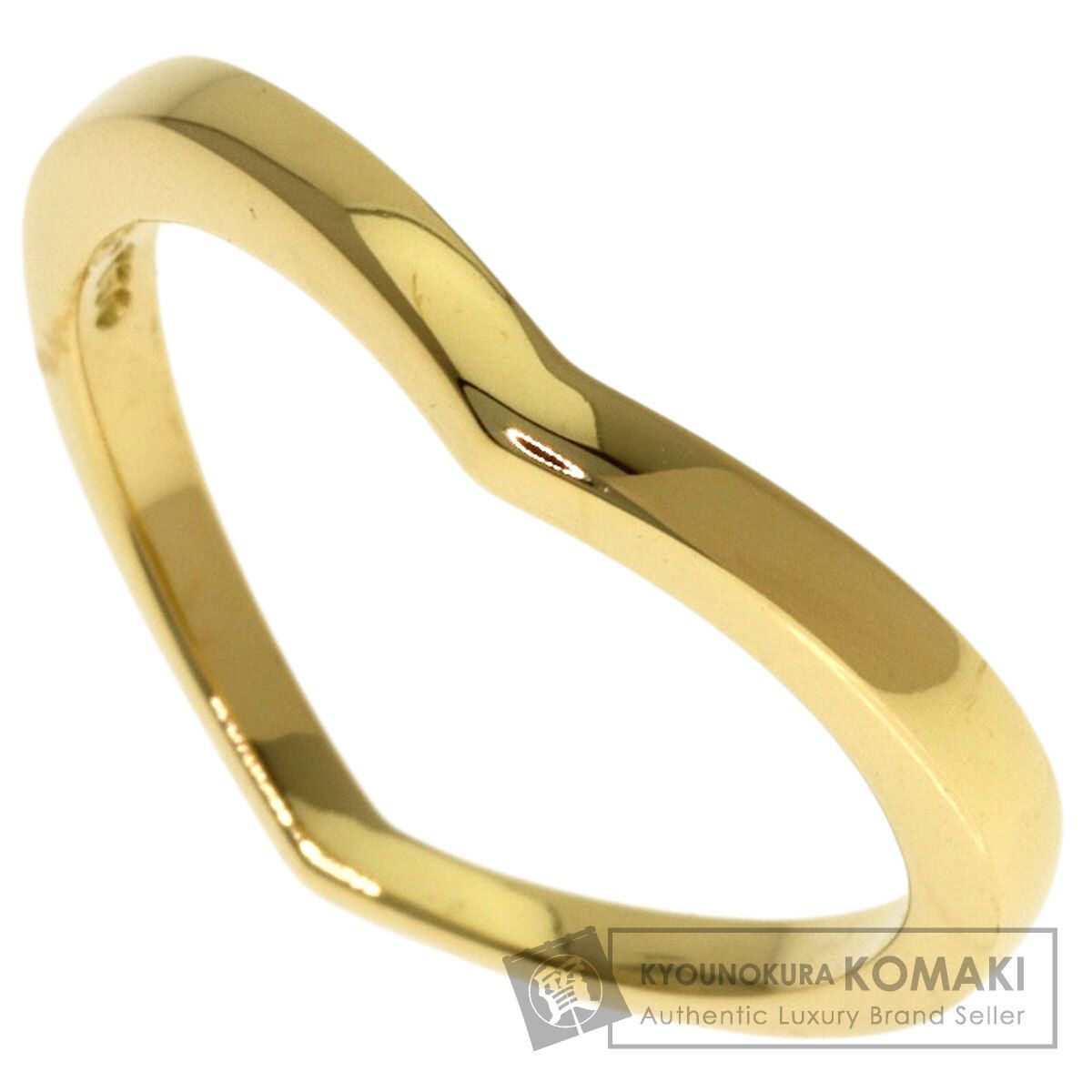 TIFFANY&Co. ティファニー Vバンド リング・指輪 K18YG レディース [中古]