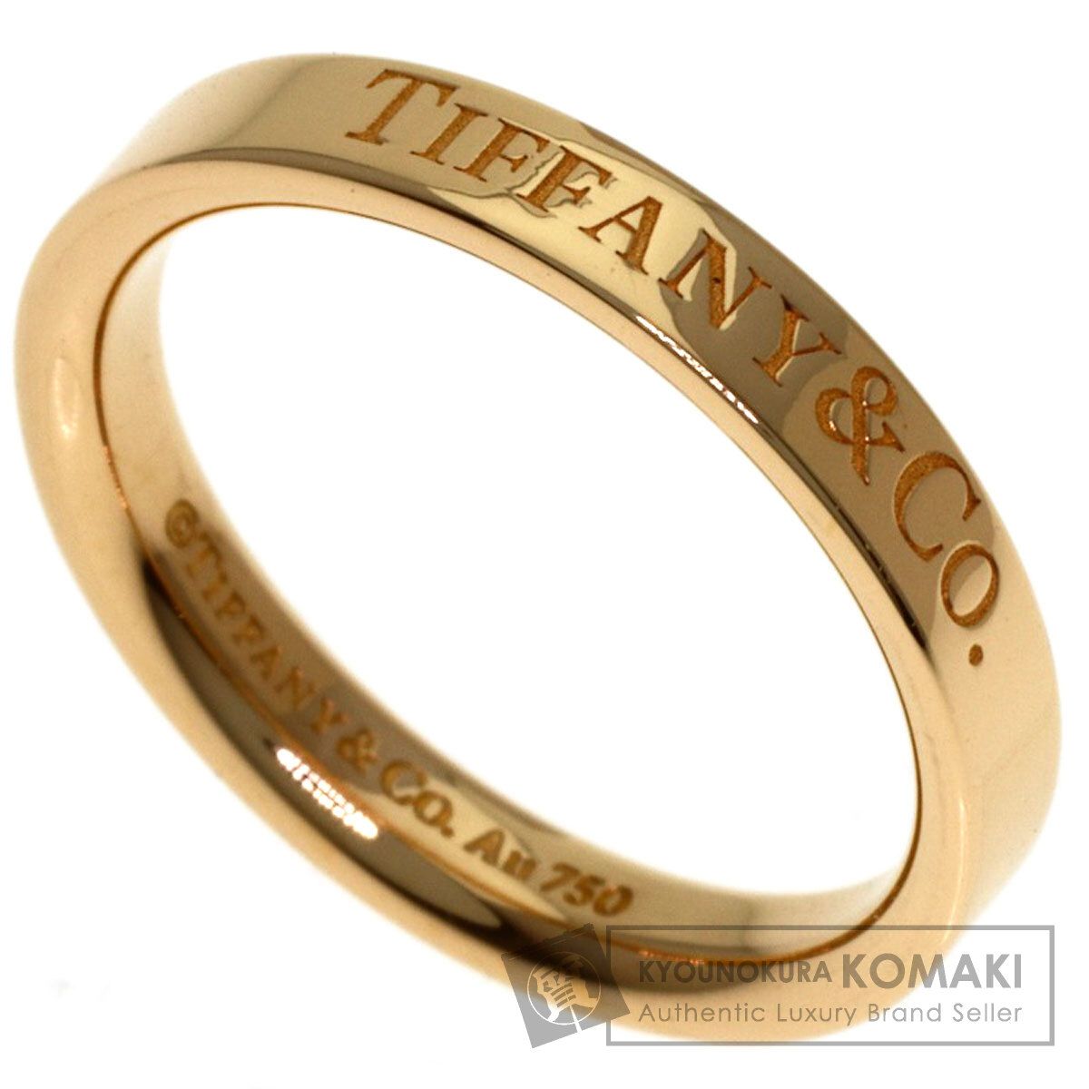 TIFFANY&Co. ティファニー フラット バンド リング・指輪 K18PG レディース [中古]