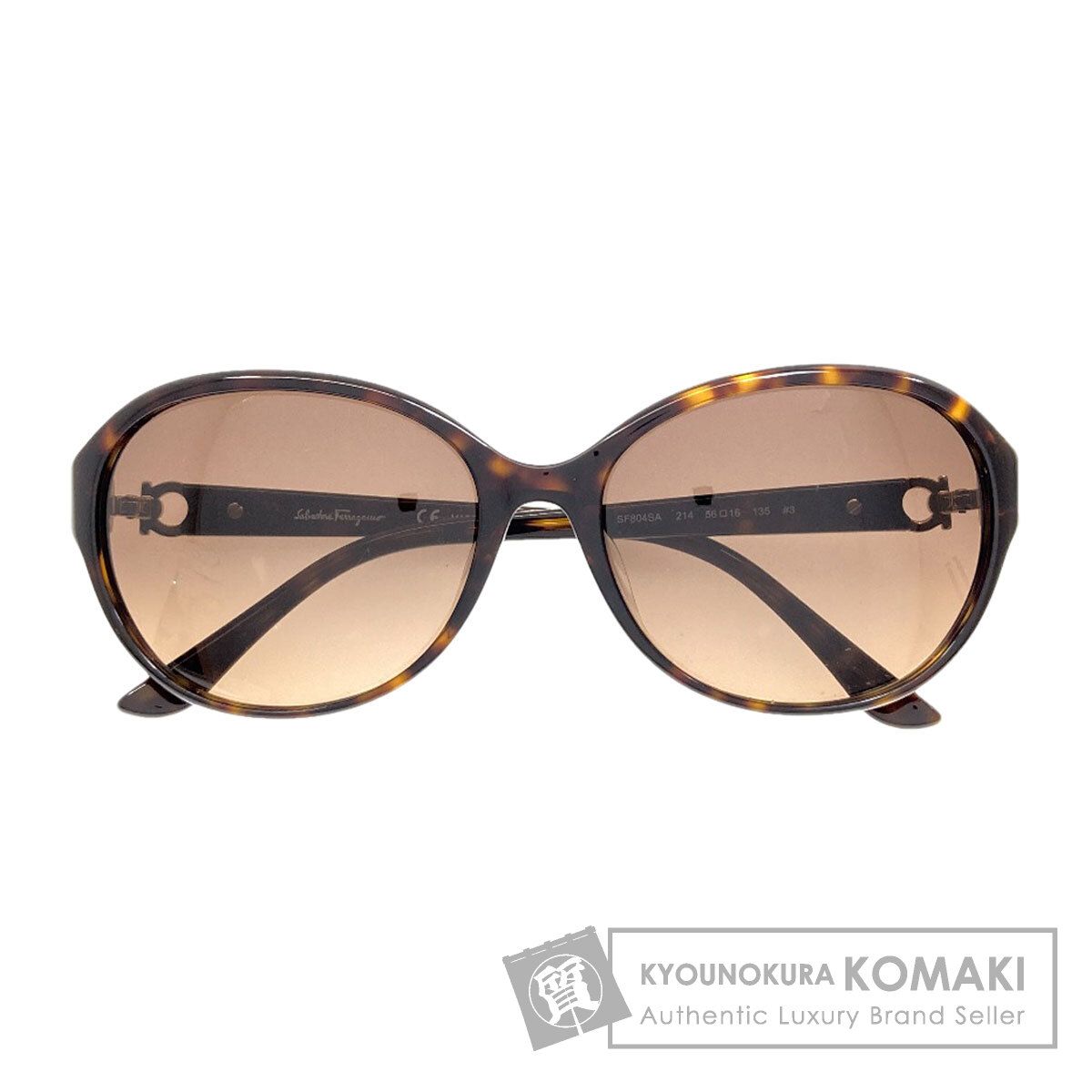 Salvatore Ferragamo サルヴァトーレフェラガモ ガンチーニモチーフ サングラス プラスティック レディース [中古]