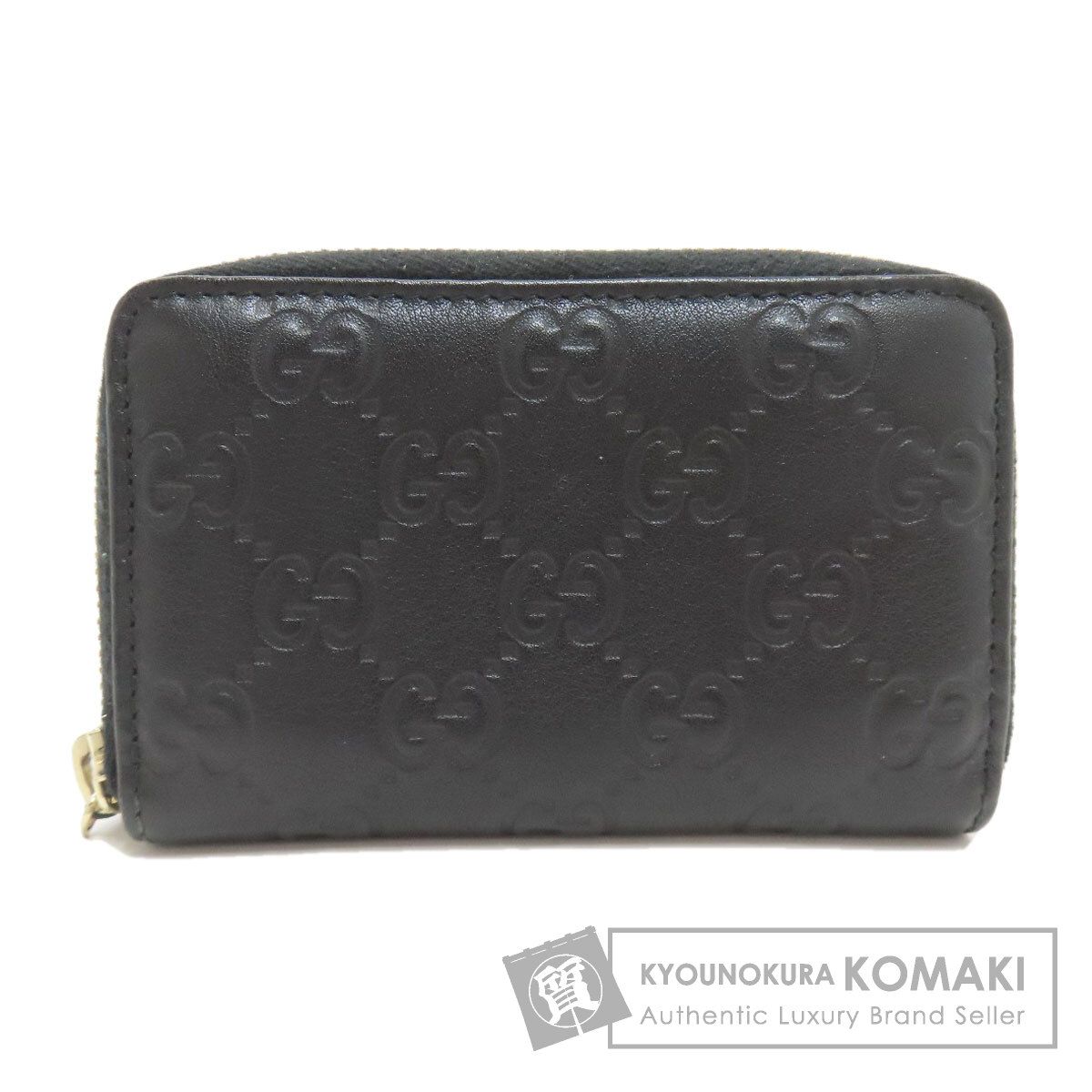 GUCCI ケース 小銭入れ 255452 シマ GGシグネチャー レザー GUCCI グッチ 255452 GGシグネチャー シマ コインケース レザー