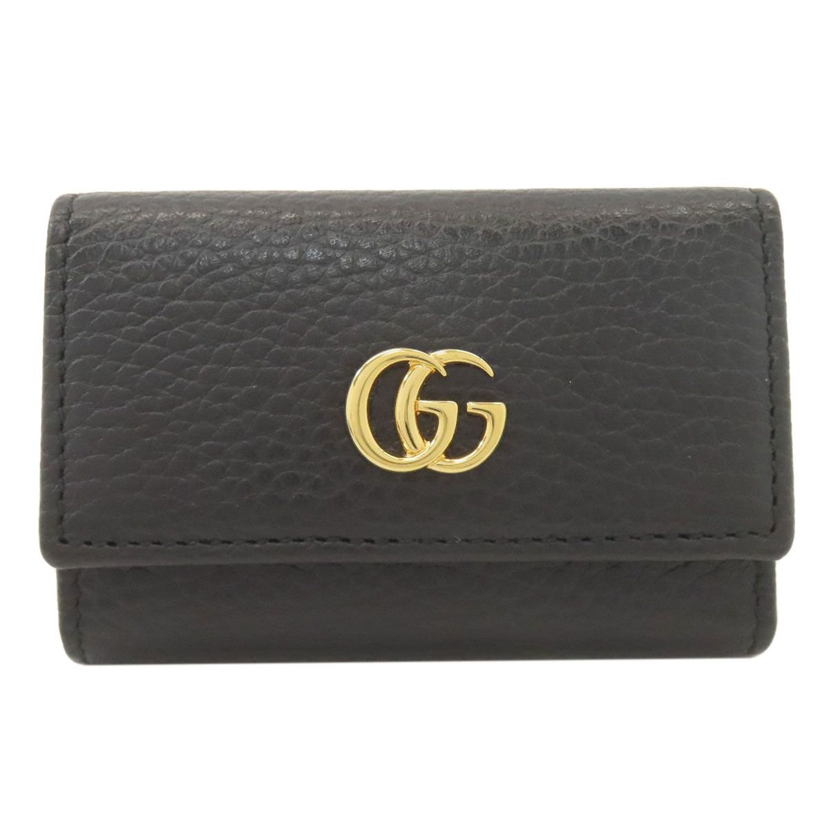 GUCCI グッチ 456118 ダブルG キーケース レザー レディース [中古