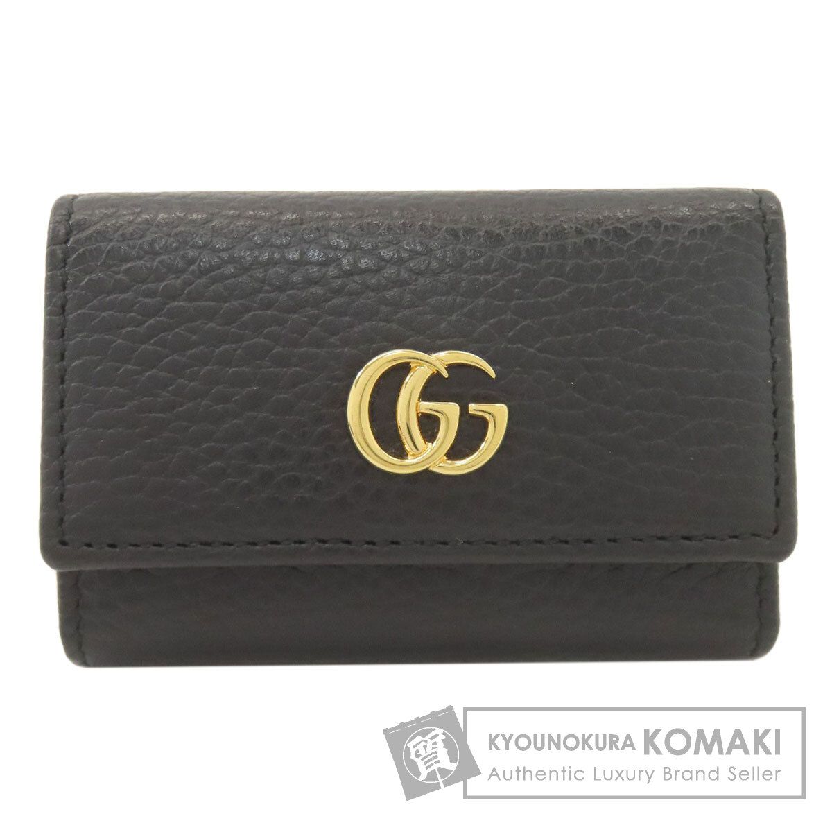 GUCCI グッチ 456118 ダブルG キーケース レザー レディース [中古]