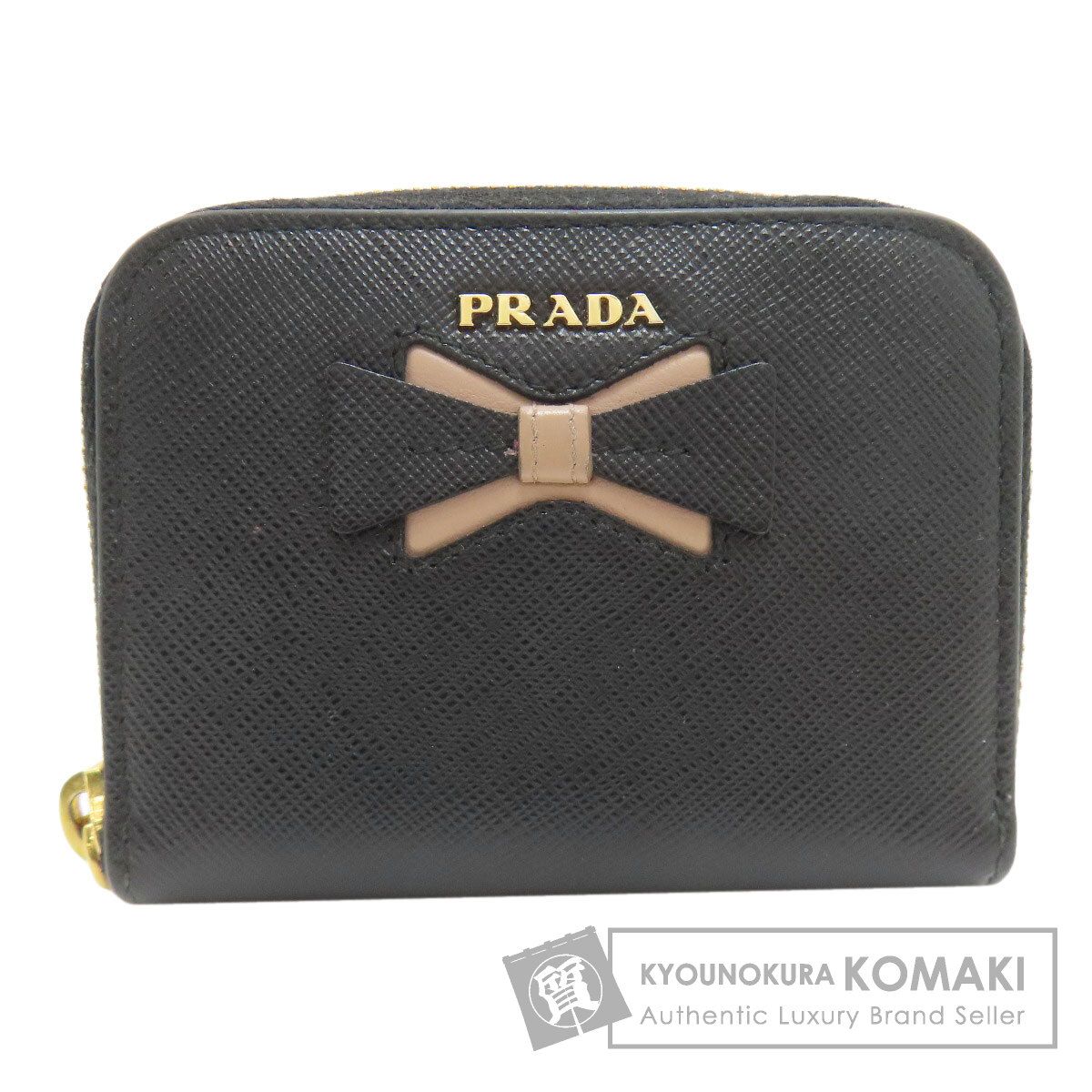 PRADA プラダ リボンモチーフ コインケース サフィアーノ レディース [中古]
