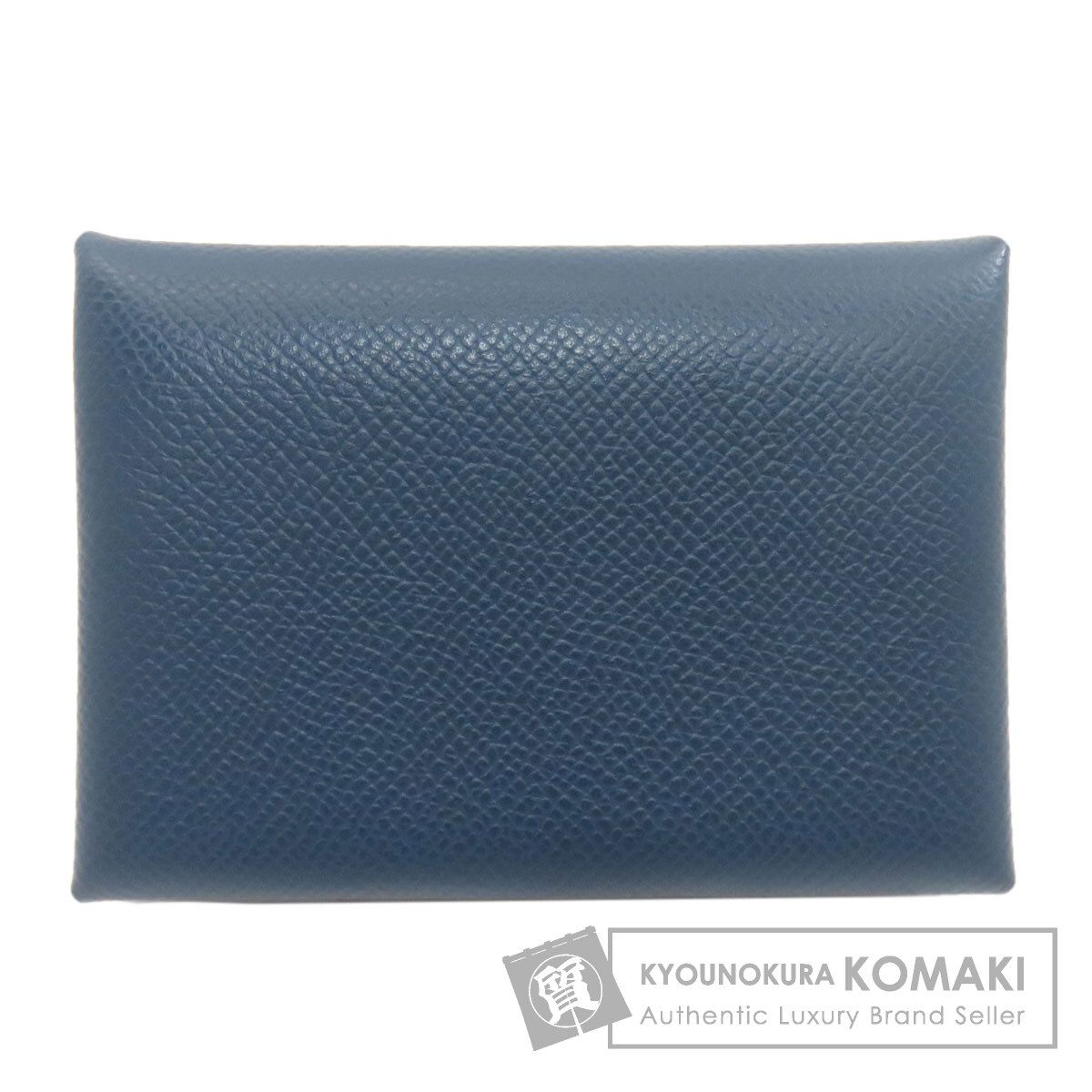 HERMES エルメス カルヴィデュオヴェルソ シルバー金具 カードケース カーフ レディース [中古]