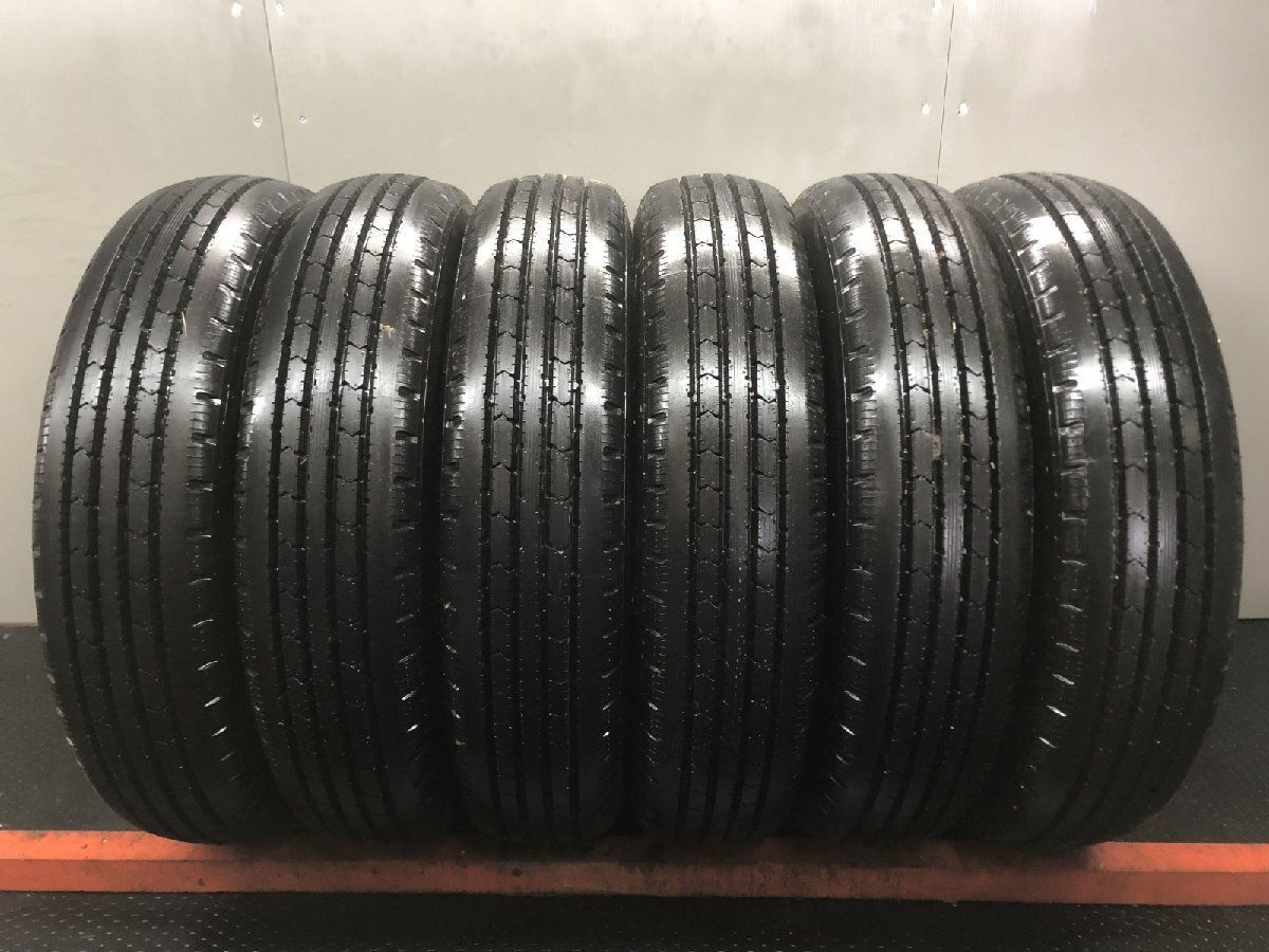 【新車外し】BS R202 205/80R17.5 120/118N LT ライトトラック用 夏タイヤ 17.5インチ 6本 25年製 ローザ シビリアン等　(STT260)